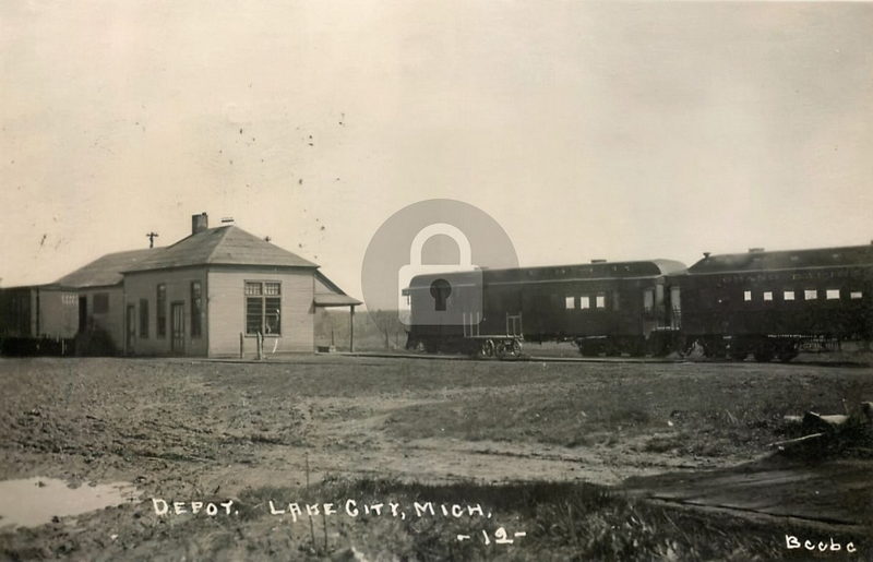 Cadillac and Lake City Rail - Depot (newer photo)